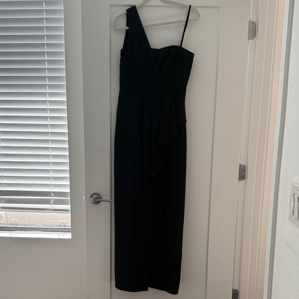 BCBGMaxAzria Black One-Shoulder Dress